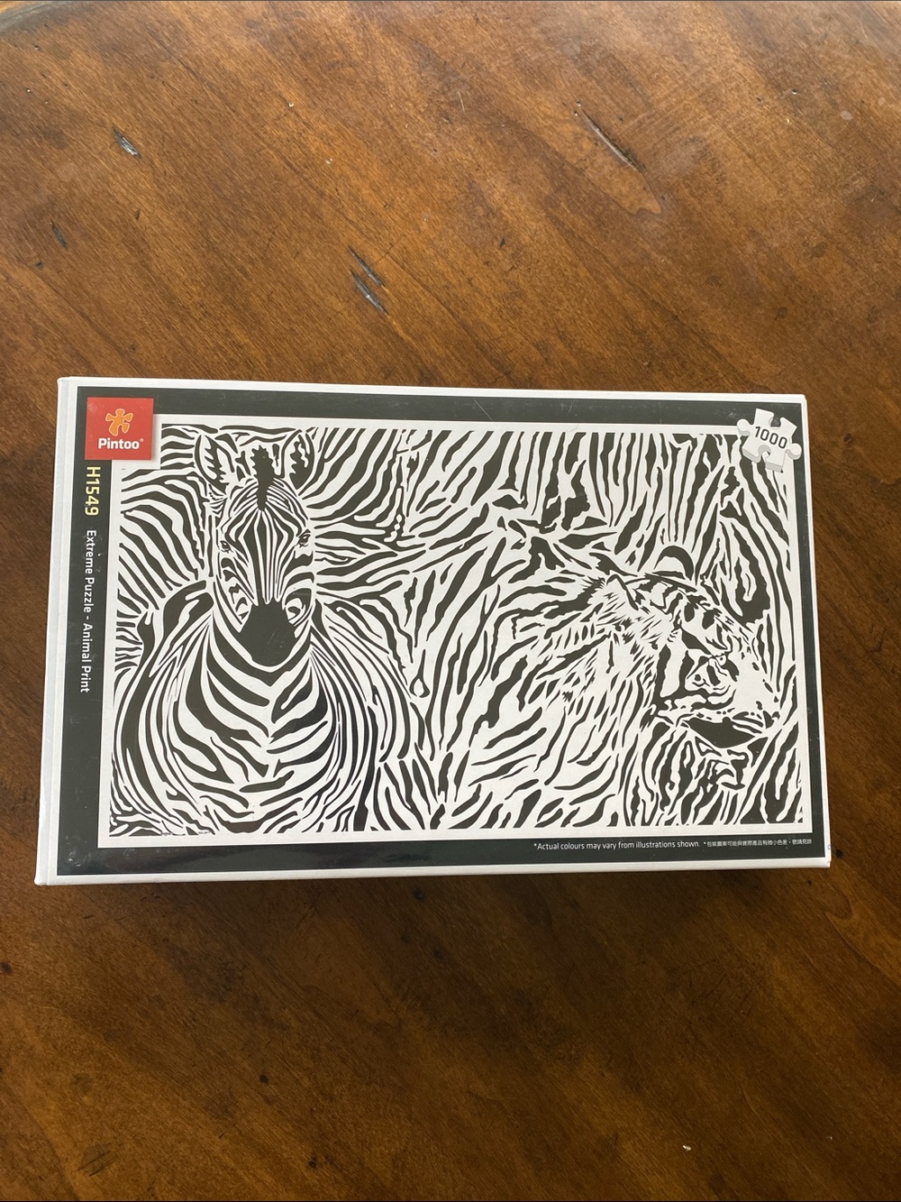 Black & White Zebra Puzzle - 1000 Piece Animal Art